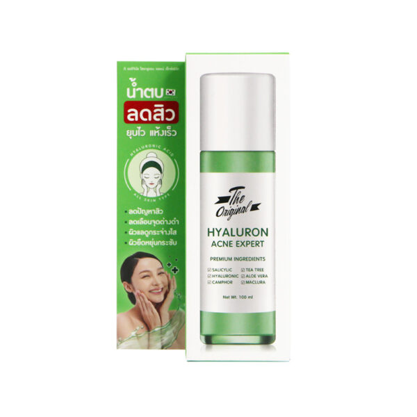 The Original Hyaluron Acne Expert น้ำตบใบเฟิร์น น้ำตบลดสิว 100ml